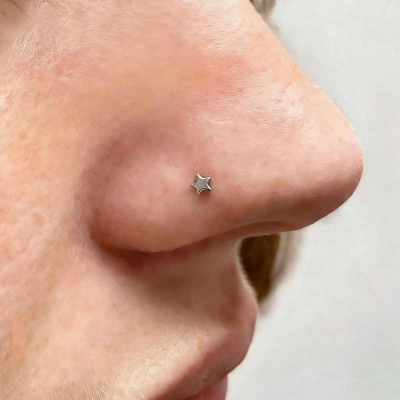 1Pc Trendy Sweet Cool Style St - Body Jewelry Nose Studs reseña y precio