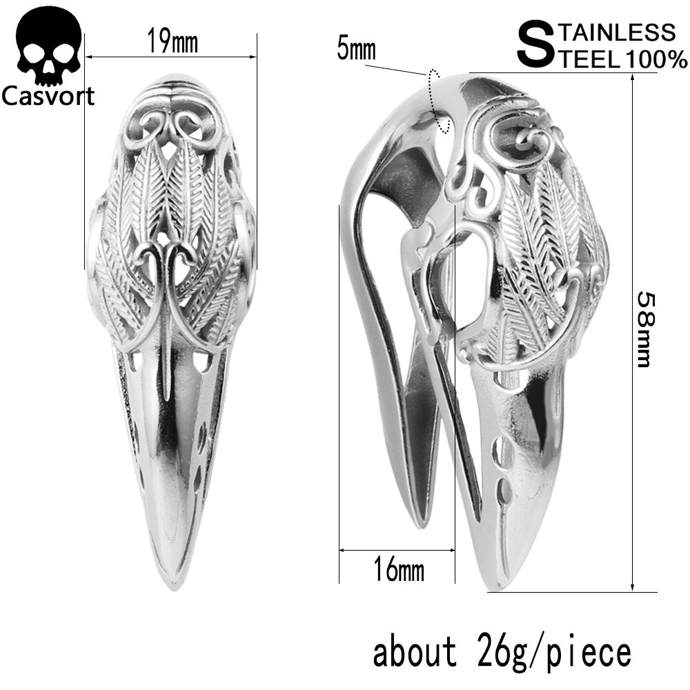 Casvort 2PCS Ego Ear Weights H - Body Jewelry Gauges reseña y precio