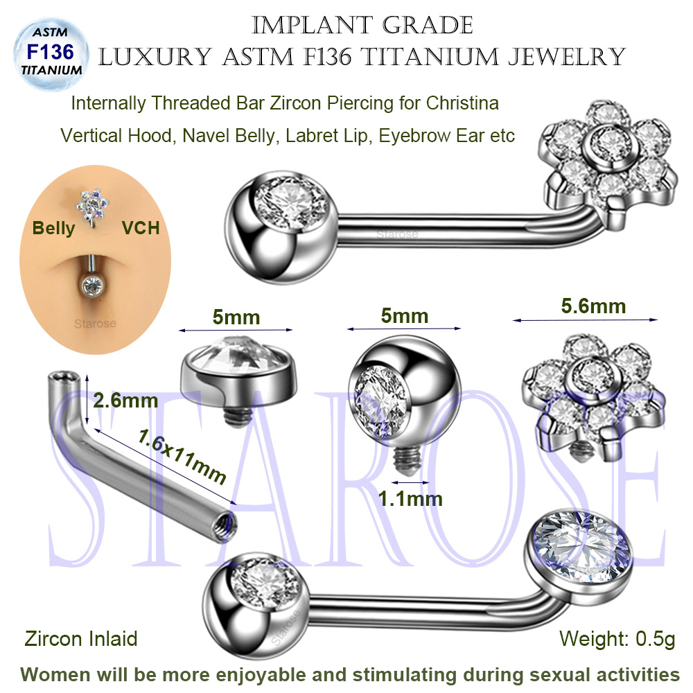 Starose Implant Grade ASTM F13 - Body Jewelry Vch reseña y precio