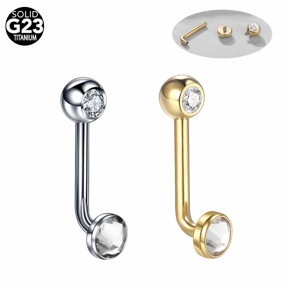 1PC G23 Titanium Christina Ver - Body Jewelry Vch reseña y precio