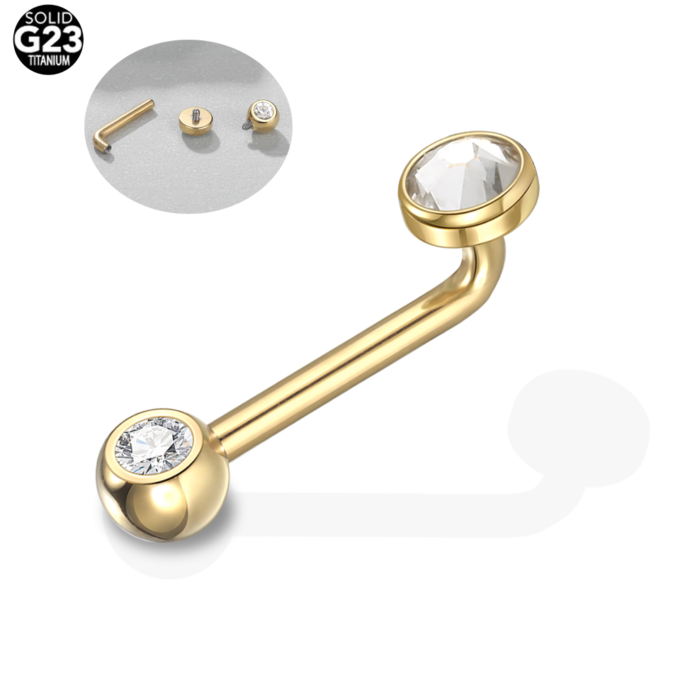 1PC G23 Titanium Christina Ver - Body Jewelry Vch reseña y precio
