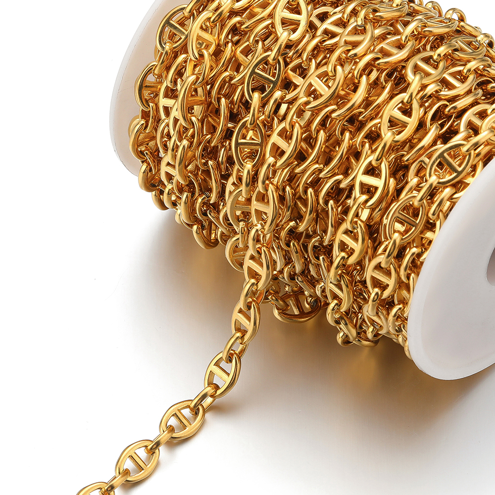 1 Meter Stainless Steel Coffee - Body Jewelry Chain reseña y precio