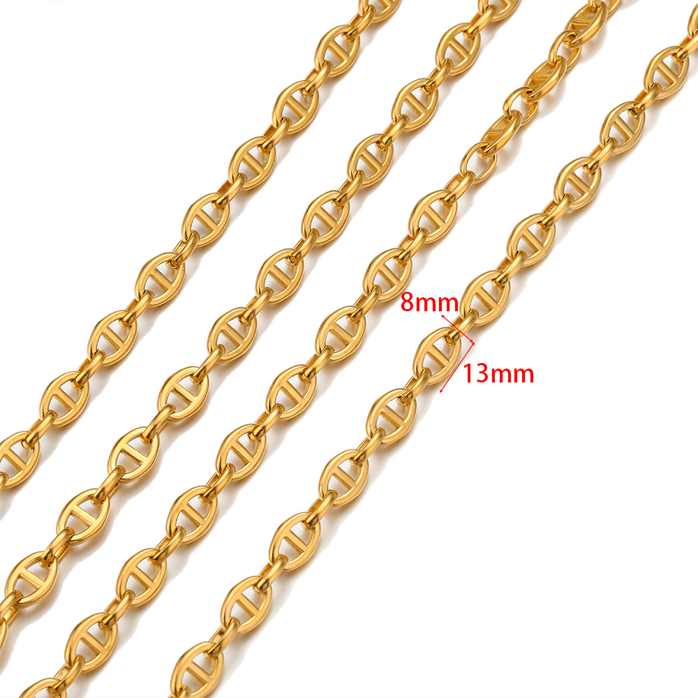 1 Meter Stainless Steel Coffee - Body Jewelry Chain reseña y precio