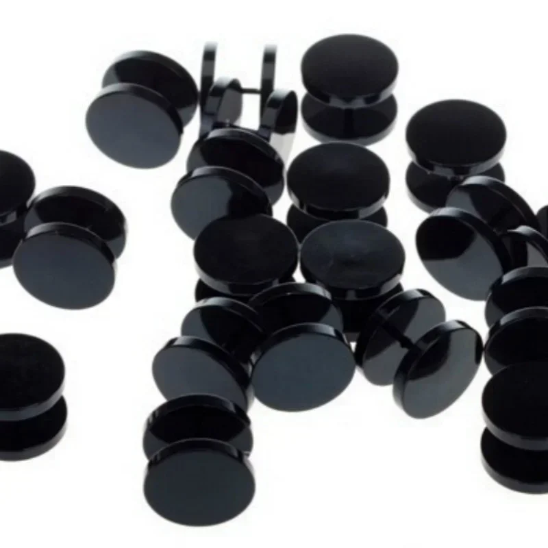 2 Pcs/1 SetBlack Stainless Ste - Body Jewelry Gauges reseña y precio