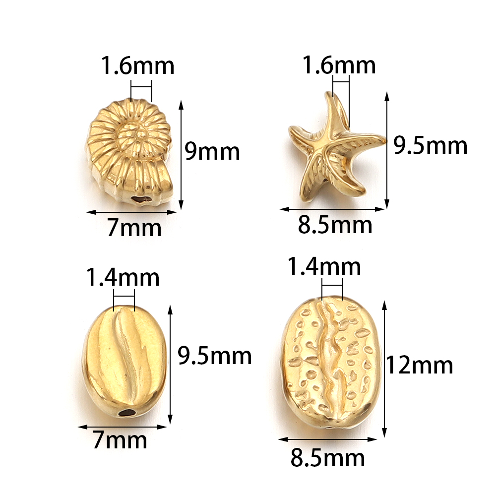 5pcs Stainless Steel Ocean Ani - Body Jewelry Beach reseña y precio