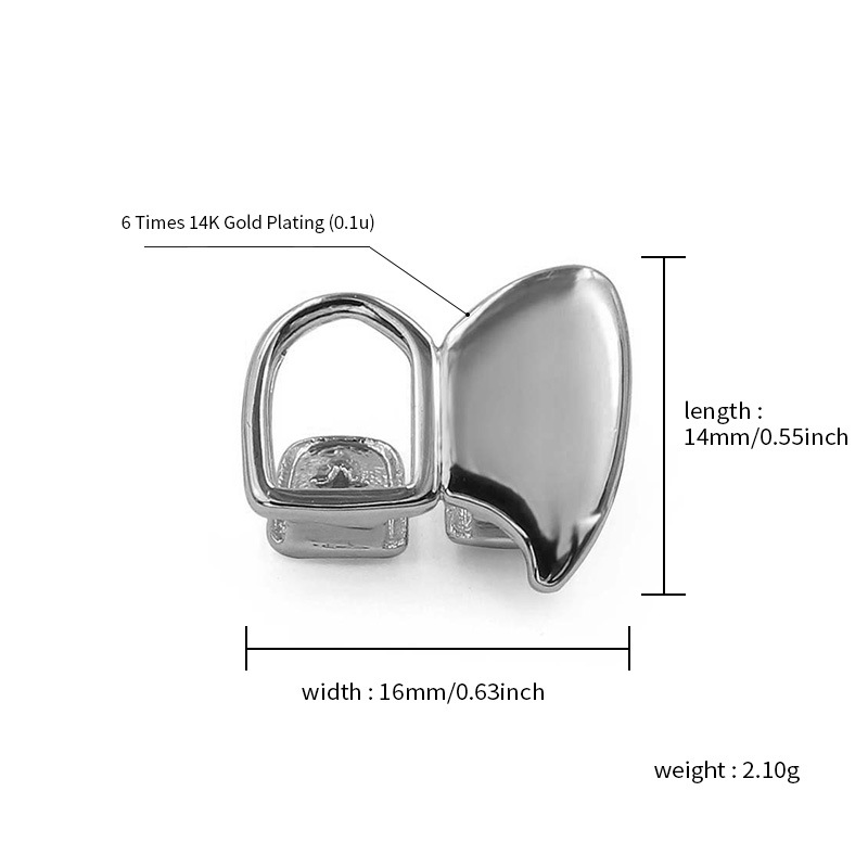 YOUNGX Hip Hop Double Hollow G - Body Jewelry For Men reseña y precio