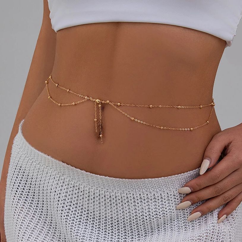 KunJoe Multilayer Gold Color T - Body Jewelry Beach reseña y precio