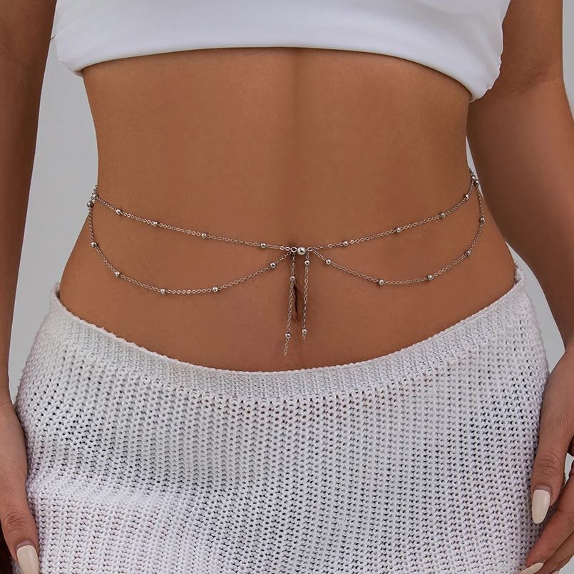 KunJoe Multilayer Gold Color T - Body Jewelry Beach reseña y precio