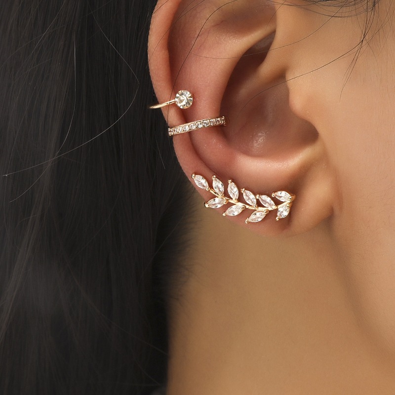 Fashion Zircon Ear Clip Set Go - Body Jewelry Kit reseña y precio
