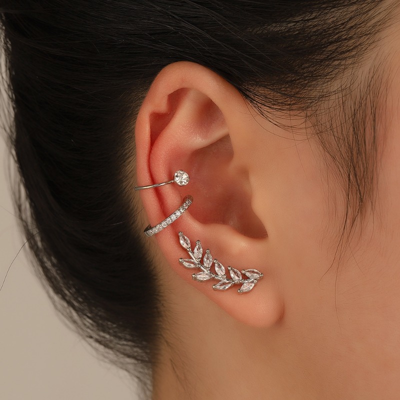 Fashion Zircon Ear Clip Set Go - Body Jewelry Kit reseña y precio