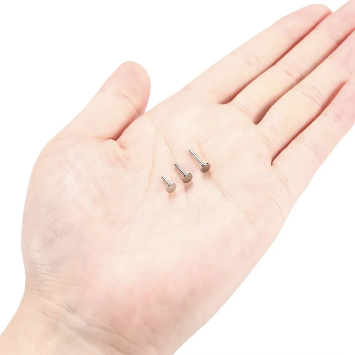10PCS G23 Titanium Labret 16G  - Nipple Bar Curved reseña y precio