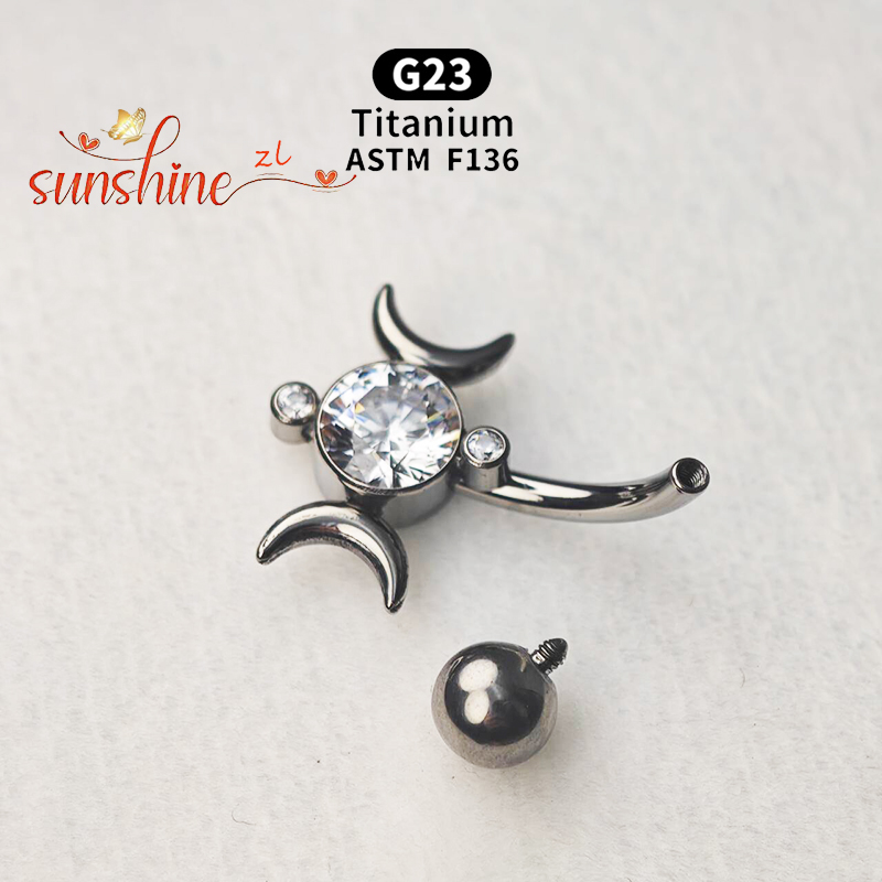 1PCS G23 Titanium VCH Piercing - Body Jewelry Vch reseña y precio