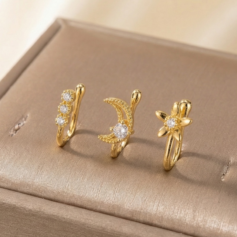 3-piece retro light luxury nos - Body Jewelry Nose Studs reseña y precio