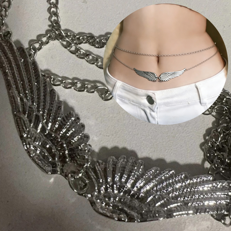 Double Layer Wings Angel Waist - Body Jewelry Beach reseña y precio