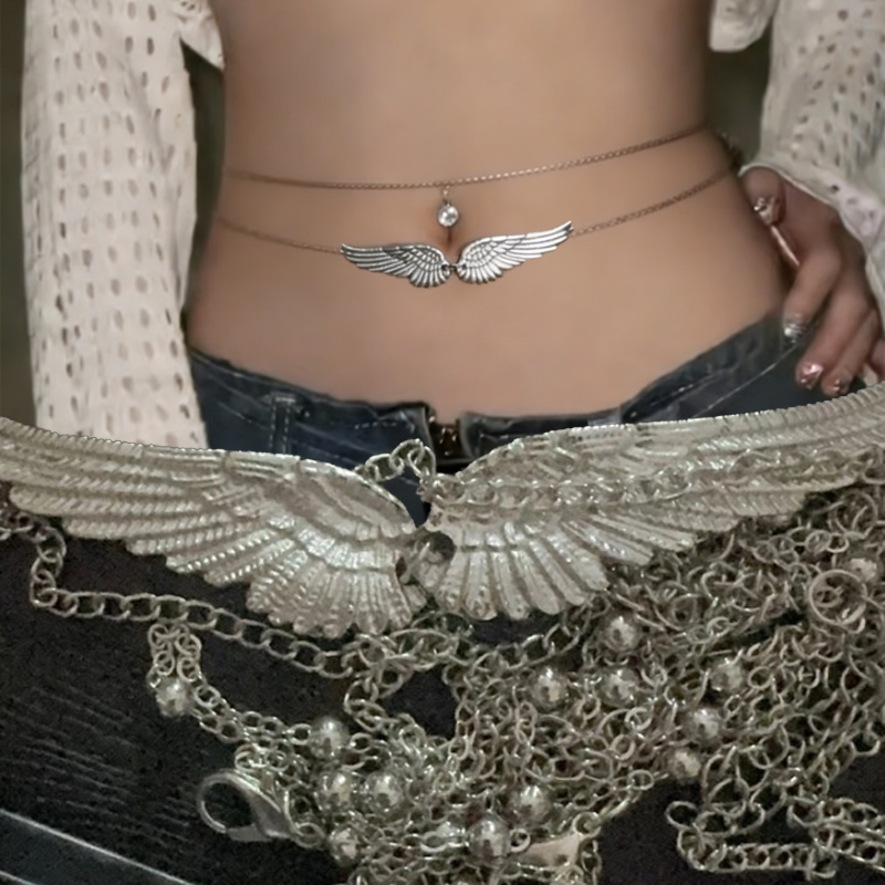 Double Layer Wings Angel Waist - Body Jewelry Beach reseña y precio