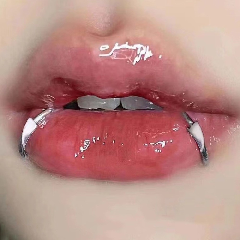 2PCS/Set Exaggerated Fake Lip  - Body Jewelry And Piercing reseña y precio