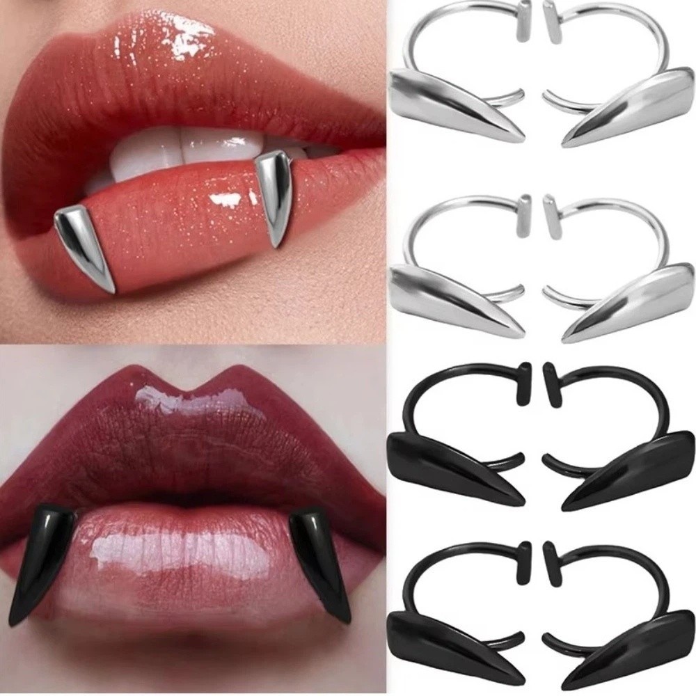 2PCS/Set Exaggerated Fake Lip  - Body Jewelry And Piercing reseña y precio