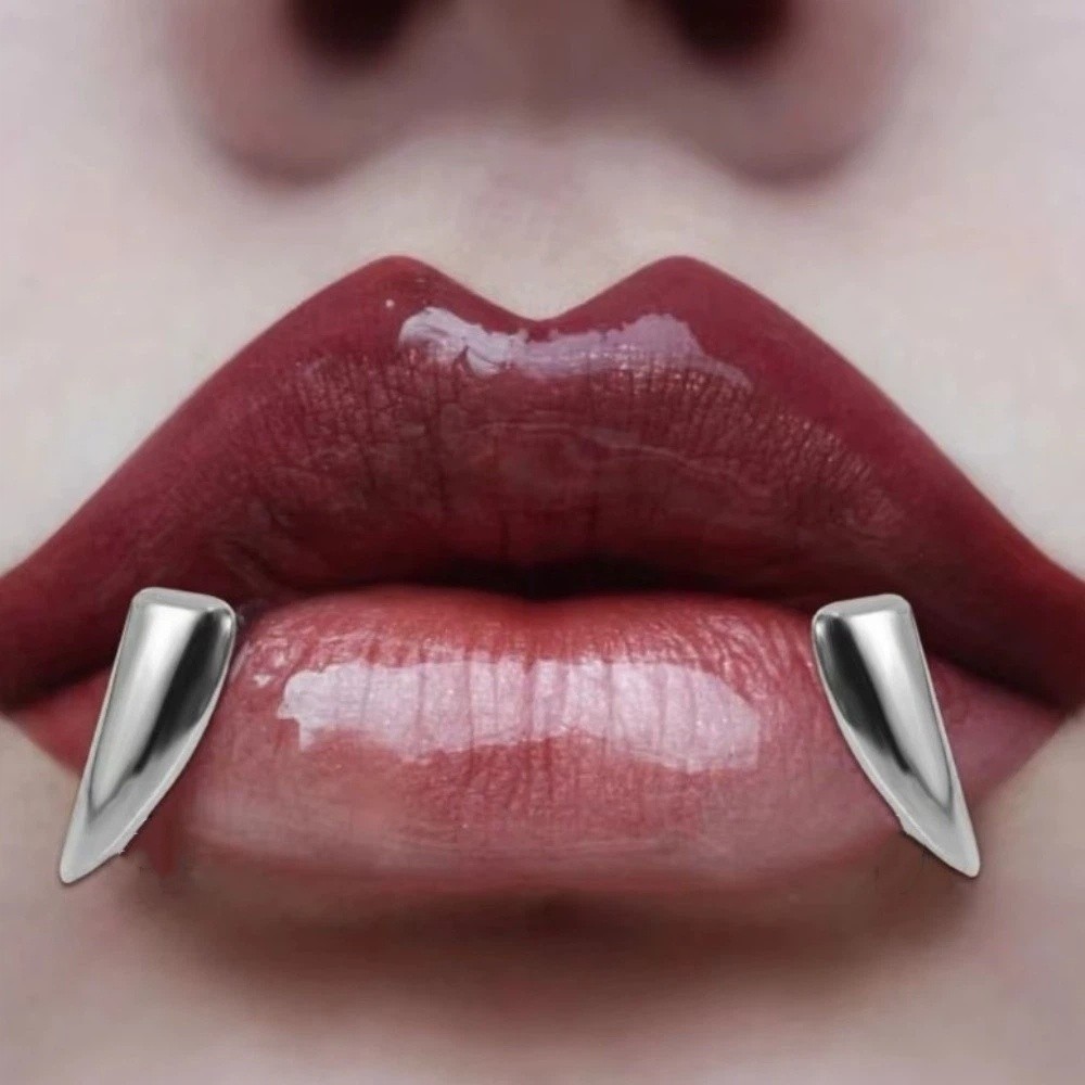 2PCS/Set Exaggerated Fake Lip  - Body Jewelry And Piercing reseña y precio