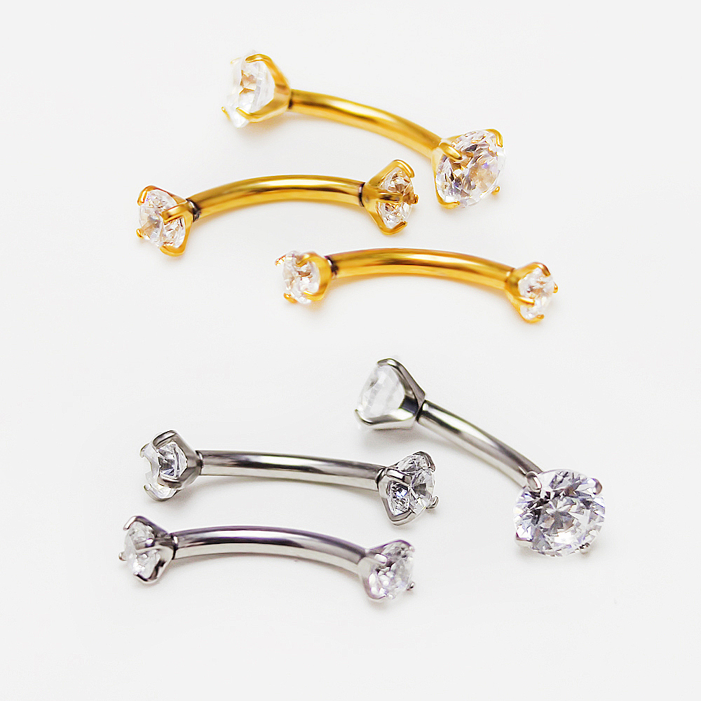 F136 Titanium Piercing 3-5mm O - Nipple Bar Curved reseña y precio
