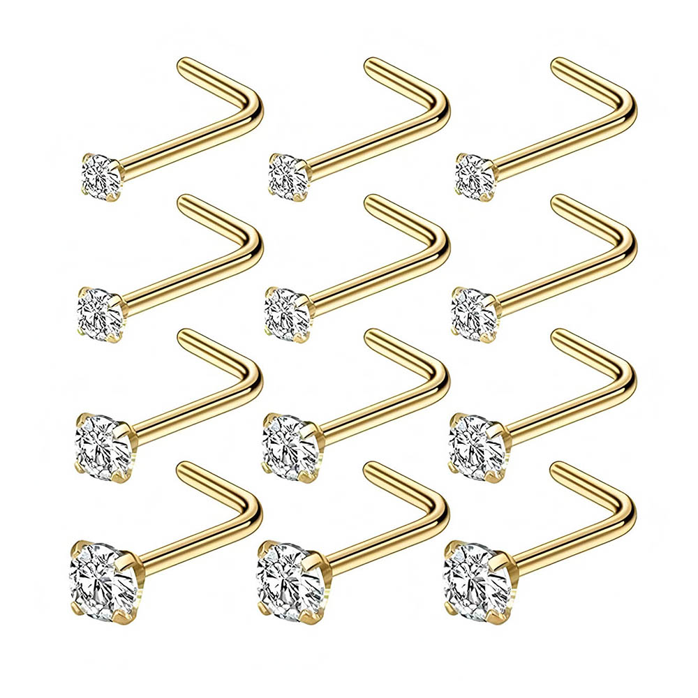 12-Piece Full Set 316L Hypoall - Body Jewelry Kit reseña y precio