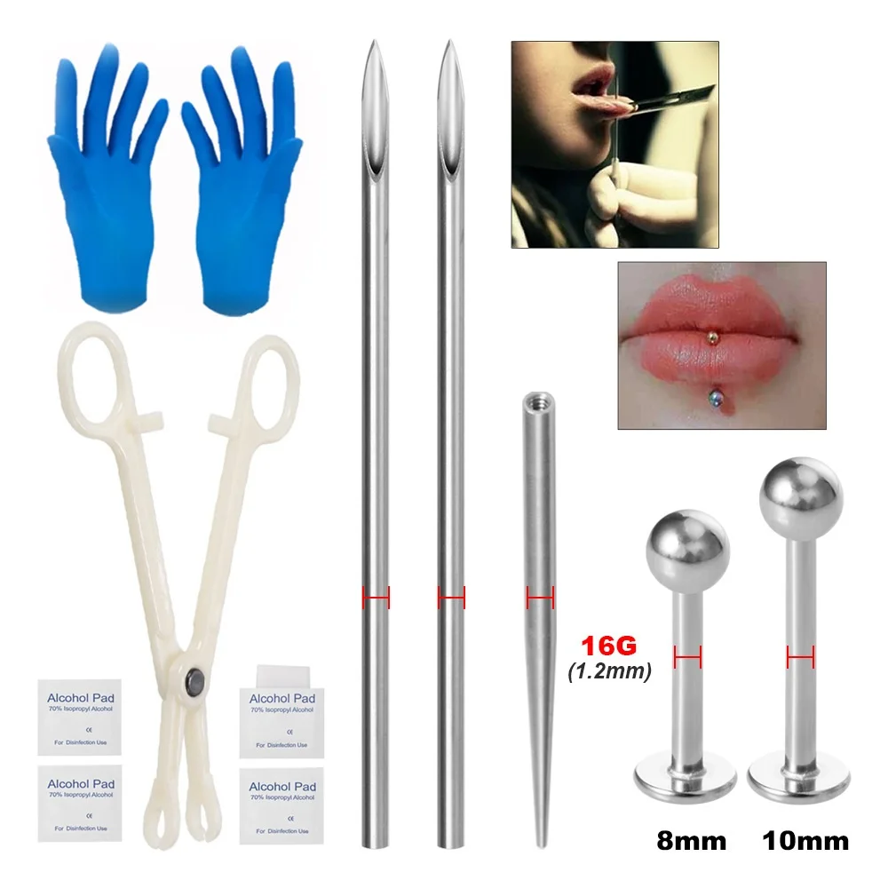Professional Sterile Body Pier - Body Jewelry Kit reseña y precio