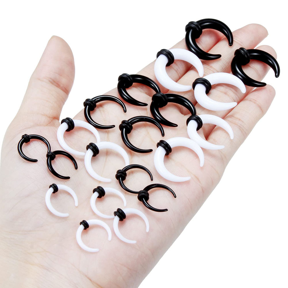 Large Septum Rings 14G 12G 8G  - Body Jewelry Gauges reseña y precio